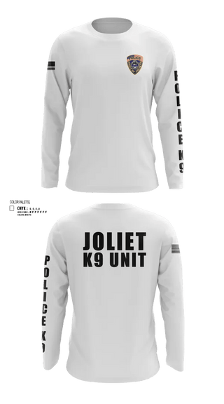 Old School Cotton Feel Shirt, Joliet Police K-9 Unit, Police, Teamtime, Team time, sublimation, custom sports apparel, team uniforms, spirit wear, spiritwear, sports uniforms, custom shirts, team store, custom team store, fundraiser sports, apparel fundraiser
