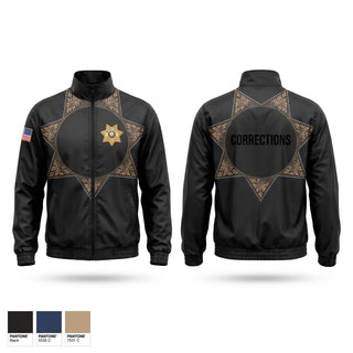 Windbreaker, Orleans County Corrections, Police, Teamtime, Team time, sublimation, custom sports apparel, team uniforms, spirit wear, spiritwear, sports uniforms, custom shirts, team store, custom team store, fundraiser sports, apparel fundraiser