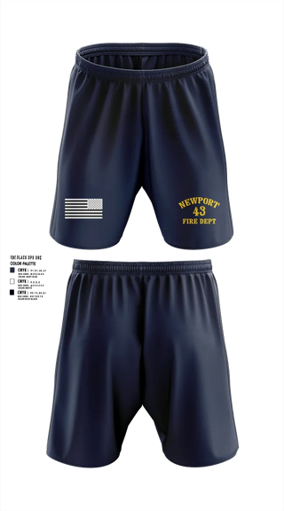 Athletic Shorts With Pockets, Newport Fire Department, Fire Department, Teamtime, Team time, sublimation, custom sports apparel, team uniforms, spirit wear, spiritwear, sports uniforms, custom shirts, team store, custom team store, fundraiser sports, apparel fundraiser