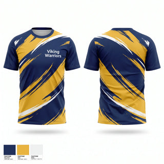 Short Sleeve Performance Shirt, Viking Warriors, Baseball, Teamtime, Team time, sublimation, custom sports apparel, team uniforms, spirit wear, spiritwear, sports uniforms, custom shirts, team store, custom team store, fundraiser sports, apparel fundraiser
