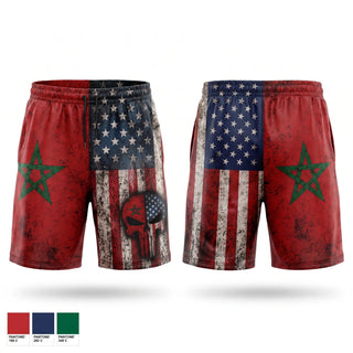 Athletic Shorts With Pockets, U.S.A.R MARSHEL, Police, Teamtime, Team time, sublimation, custom sports apparel, team uniforms, spirit wear, spiritwear, sports uniforms, custom shirts, team store, custom team store, fundraiser sports, apparel fundraiser