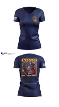 Como Volunteer Fire Department 64054761 Women's Short Sleeve V-neck Shirt - 5