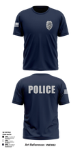 Fowler Police Department 7328378 Old School Cotton Shirt - 6