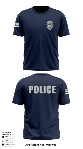 Old School Cotton Shirt, Fowler Police Department, Police, Teamtime, Team time, sublimation, custom sports apparel, team uniforms, spirit wear, spiritwear, sports uniforms, custom shirts, team store, custom team store, fundraiser sports, apparel fundraiser