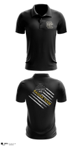 4th brigade Goose Creek High School JROTC Short Sleeve Performance Polo - 3