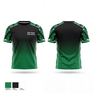 Soft Poly Tee Cotton Like Feel, Kelly Walsh High School, Swimming, Teamtime, Team time, sublimation, custom sports apparel, team uniforms, spirit wear, spiritwear, sports uniforms, custom shirts, team store, custom team store, fundraiser sports, apparel fundraiser