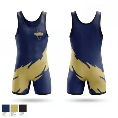 Illinois United (ISVI Co-op) 43056541 Wrestling Singlet - 1