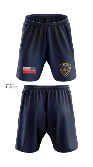 Athletic Shorts With Pockets, Village of Mamaroneck, Police, Teamtime, Team time, sublimation, custom sports apparel, team uniforms, spirit wear, spiritwear, sports uniforms, custom shirts, team store, custom team store, fundraiser sports, apparel fundraiser