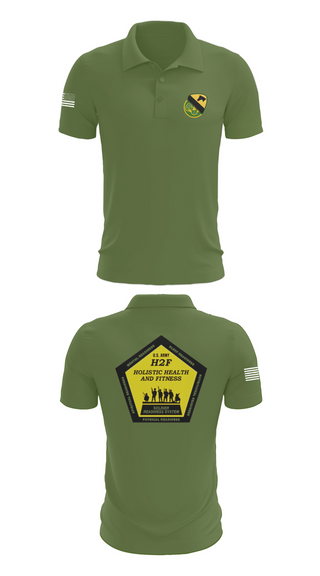 Short Sleeve Performance Polo, 1st Cav 3CR, , Teamtime, Team time, sublimation, custom sports apparel, team uniforms, spirit wear, spiritwear, sports uniforms, custom shirts, team store, custom team store, fundraiser sports, apparel fundraiser