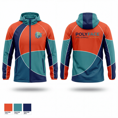 PolyFace Volleyball Academy 35674273 Windbreaker - 1