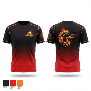 Short Sleeve Performance Shirt, Georgia Flames, Softball, Teamtime, Team time, sublimation, custom sports apparel, team uniforms, spirit wear, spiritwear, sports uniforms, custom shirts, team store, custom team store, fundraiser sports, apparel fundraiser
