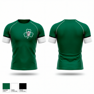 Shamrock Wrestling Club 93623299 Short Sleeve Rash Guard Shirt - 1