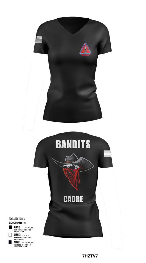 Womens Short Sleeve Vneck Shirt, B CO Recruiting, , Teamtime, Team time, sublimation, custom sports apparel, team uniforms, spirit wear, spiritwear, sports uniforms, custom shirts, team store, custom team store, fundraiser sports, apparel fundraiser