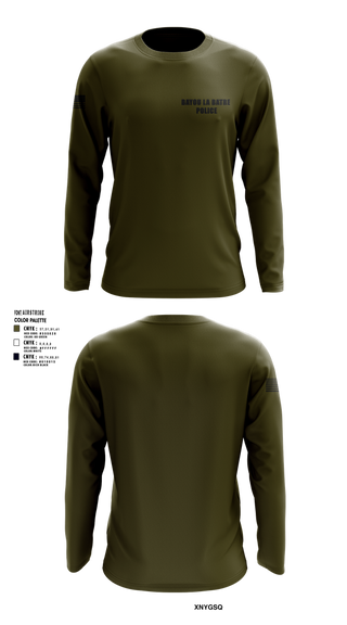 Long Sleeve Performance Shirt, Bayou La Batre Police, Police, Teamtime, Team time, sublimation, custom sports apparel, team uniforms, spirit wear, spiritwear, sports uniforms, custom shirts, team store, custom team store, fundraiser sports, apparel fundraiser