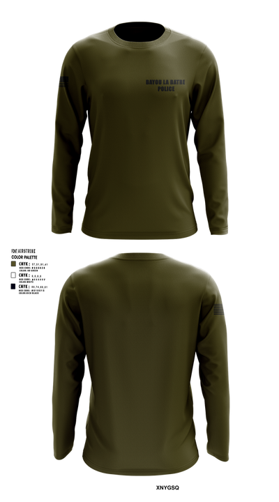 Bayou La Batre Police 57936855 Long Sleeve Performance Shirt 102