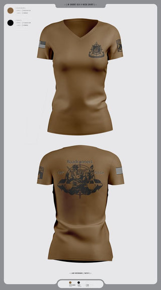Womens Short Sleeve Vneck Shirt, 126th PLS Co, , Teamtime, Team time, sublimation, custom sports apparel, team uniforms, spirit wear, spiritwear, sports uniforms, custom shirts, team store, custom team store, fundraiser sports, apparel fundraiser