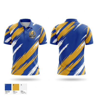Poly High School Short Sleeve Performance Polo - 1