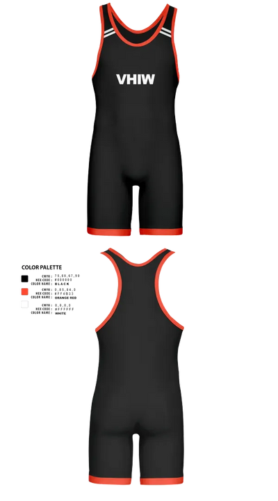 VHIW 90852180 Wrestling Singlet - 21