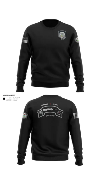 Crew Neck Sweatshirt, ECF Sniper teamECF Sniper team, Police, Teamtime, Team time, sublimation, custom sports apparel, team uniforms, spirit wear, spiritwear, sports uniforms, custom shirts, team store, custom team store, fundraiser sports, apparel fundraiser