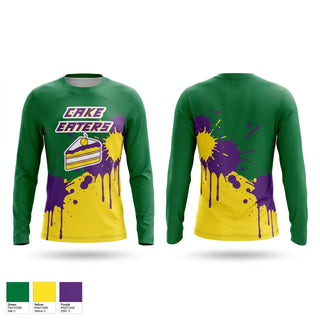 Long Sleeve Performance Shirt, Cake Eaters, Ice Hockey, Teamtime, Team time, sublimation, custom sports apparel, team uniforms, spirit wear, spiritwear, sports uniforms, custom shirts, team store, custom team store, fundraiser sports, apparel fundraiser