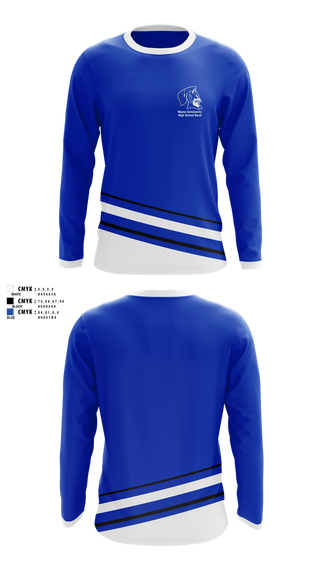 Long Sleeve Performance Shirt, Wayne Community High School Band, Spirit Store, Teamtime, Team time, sublimation, custom sports apparel, team uniforms, spirit wear, spiritwear, sports uniforms, custom shirts, team store, custom team store, fundraiser sports, apparel fundraiser