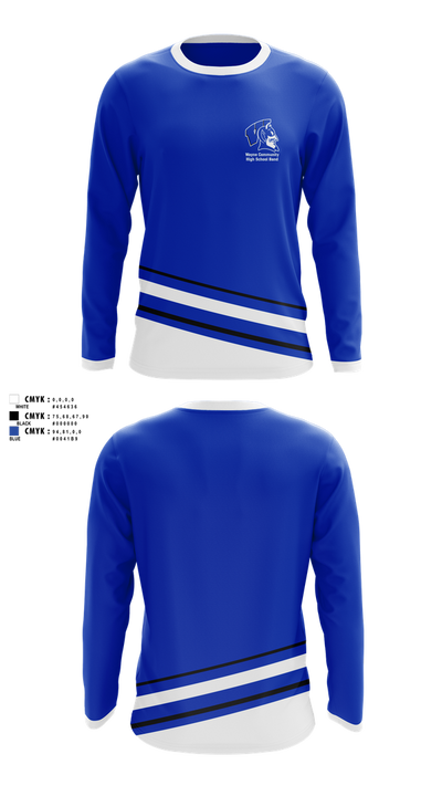 Wayne Community High School Band 96788972 Long Sleeve Performance Shirt 1