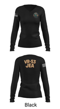 VR-53 68911207 Women's Long Sleeve V-neck Shirt - 35