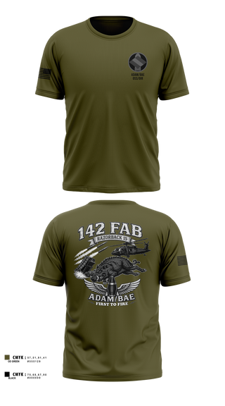 Old School Cotton Feel Shirt, 142nd, Army, Teamtime, Team time, sublimation, custom sports apparel, team uniforms, spirit wear, spiritwear, sports uniforms, custom shirts, team store, custom team store, fundraiser sports, apparel fundraiser