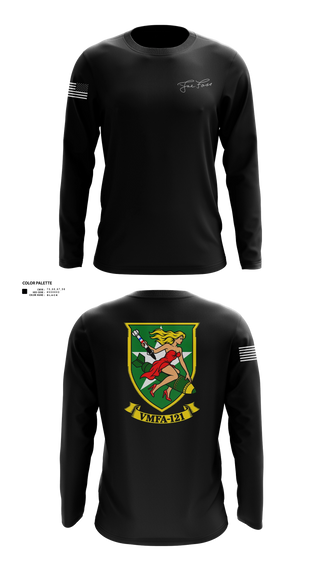 Long Sleeve Performance Shirt, Vmmfa-121, Marines, Teamtime, Team time, sublimation, custom sports apparel, team uniforms, spirit wear, spiritwear, sports uniforms, custom shirts, team store, custom team store, fundraiser sports, apparel fundraiser