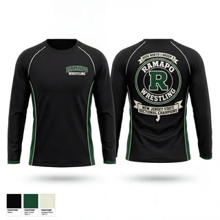 Long Sleeve Performance Shirt, Ramapo Raiders, Wrestling, Teamtime, Team time, sublimation, custom sports apparel, team uniforms, spirit wear, spiritwear, sports uniforms, custom shirts, team store, custom team store, fundraiser sports, apparel fundraiser