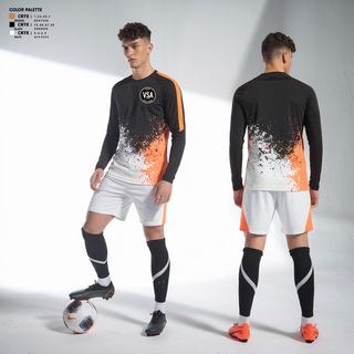 Long Sleeve Performance Shirt, Valencia Soccer Academy, Men's Soccer, Teamtime, Team time, sublimation, custom sports apparel, team uniforms, spirit wear, spiritwear, sports uniforms, custom shirts, team store, custom team store, fundraiser sports, apparel fundraiser
