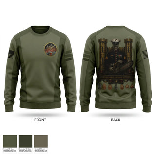 Crew Neck Sweatshirt, Charlie Co, Marines, Teamtime, Team time, sublimation, custom sports apparel, team uniforms, spirit wear, spiritwear, sports uniforms, custom shirts, team store, custom team store, fundraiser sports, apparel fundraiser