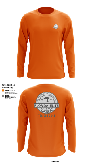 Long Sleeve Performance Shirt, Florida Elite Builders, , Teamtime, Team time, sublimation, custom sports apparel, team uniforms, spirit wear, spiritwear, sports uniforms, custom shirts, team store, custom team store, fundraiser sports, apparel fundraiser