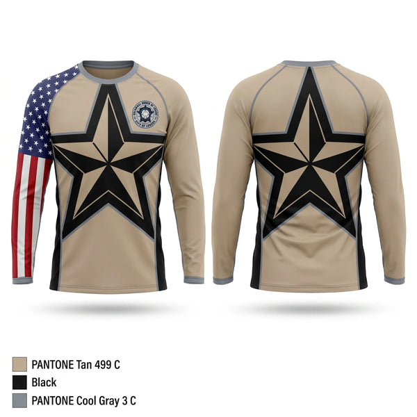 Long Sleeve Performance Shirt, Lenexa Fraternal Order of Police, Police, Teamtime, Team time, sublimation, custom sports apparel, team uniforms, spirit wear, spiritwear, sports uniforms, custom shirts, team store, custom team store, fundraiser sports, apparel fundraiser