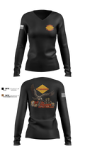 37th FICO Women's Long Sleeve V-neck Shirt - 5