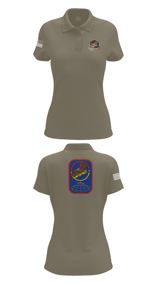 Womens Short Sleeve Performance Polo, 100th Missile Defense Brigade, , Teamtime, Team time, sublimation, custom sports apparel, team uniforms, spirit wear, spiritwear, sports uniforms, custom shirts, team store, custom team store, fundraiser sports, apparel fundraiser