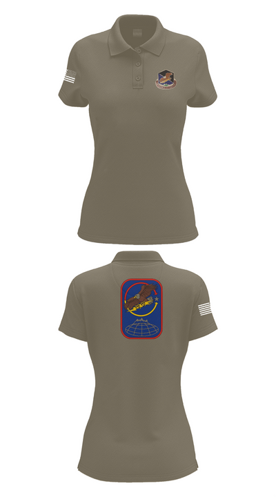 100th Missile Defense Brigade 43971287 Women's Short Sleeve Performance Polo  - 75