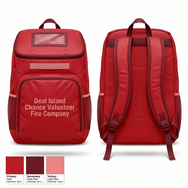 Gear Bag, Deal Island Chance Volunteer Fire Company, Fire Department, Teamtime, Team time, sublimation, custom sports apparel, team uniforms, spirit wear, spiritwear, sports uniforms, custom shirts, team store, custom team store, fundraiser sports, apparel fundraiser