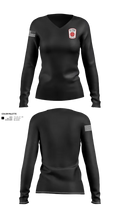 Coeymans Fire Co. #1 84362833 Women's Long Sleeve V-neck Shirt - 21