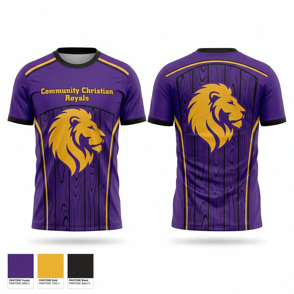 Football Jersey, Community Christian Royals, Baseball, Teamtime, Team time, sublimation, custom sports apparel, team uniforms, spirit wear, spiritwear, sports uniforms, custom shirts, team store, custom team store, fundraiser sports, apparel fundraiser