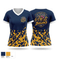 Lancaster Bruins Women's Short Sleeve V-neck Shirt - 1
