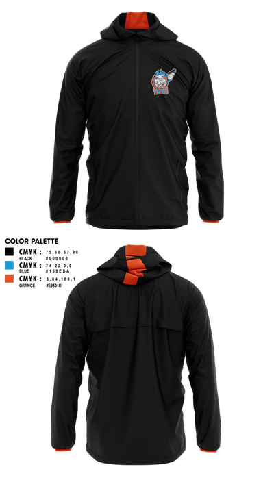 Florida Yetis 28814121 Windbreaker - 2