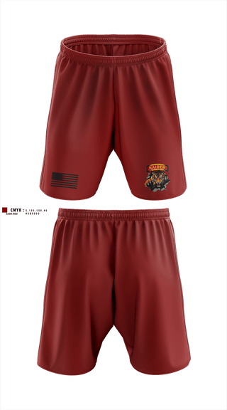 Athletic Shorts With Pockets, Tiger Battalion, Army, Teamtime, Team time, sublimation, custom sports apparel, team uniforms, spirit wear, spiritwear, sports uniforms, custom shirts, team store, custom team store, fundraiser sports, apparel fundraiser
