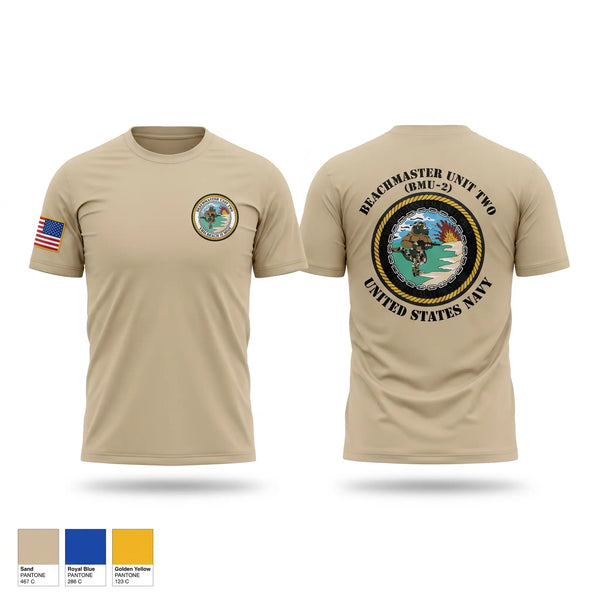 Short Sleeve Performance Shirt, Beachmaster Unit Two, Navy, Teamtime, Team time, sublimation, custom sports apparel, team uniforms, spirit wear, spiritwear, sports uniforms, custom shirts, team store, custom team store, fundraiser sports, apparel fundraiser