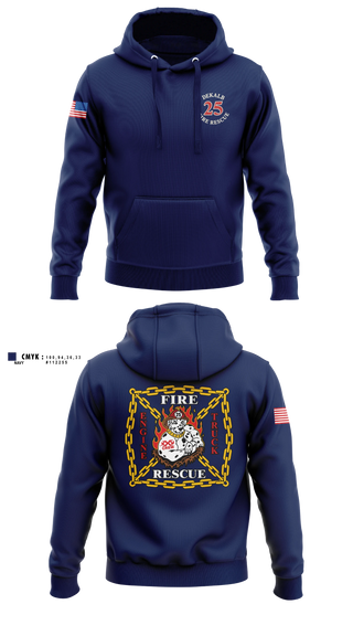 Hoodie, Station 25, Fire Department, Teamtime, Team time, sublimation, custom sports apparel, team uniforms, spirit wear, spiritwear, sports uniforms, custom shirts, team store, custom team store, fundraiser sports, apparel fundraiser
