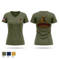 SSGU Women's Short Sleeve V-neck Shirt - 1