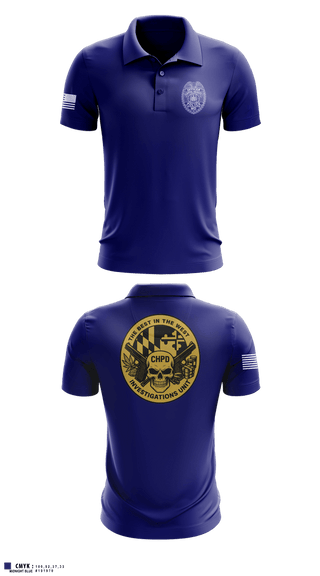 Short Sleeve Performance Polo, Capitol Heights Police Dept., Police, Teamtime, Team time, sublimation, custom sports apparel, team uniforms, spirit wear, spiritwear, sports uniforms, custom shirts, team store, custom team store, fundraiser sports, apparel fundraiser