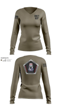 3BCT H2F 56762054 Women's Long Sleeve V-neck Shirt - 153