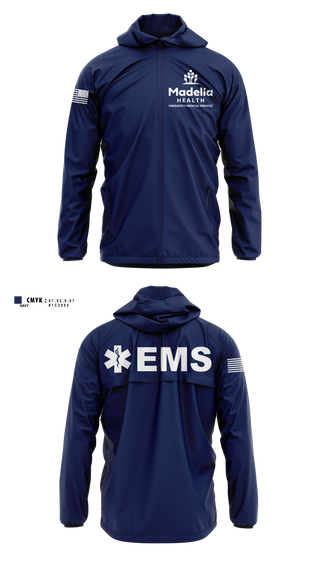 Windbreaker, Madelia Health EMS, EMS/EMT, Teamtime, Team time, sublimation, custom sports apparel, team uniforms, spirit wear, spiritwear, sports uniforms, custom shirts, team store, custom team store, fundraiser sports, apparel fundraiser