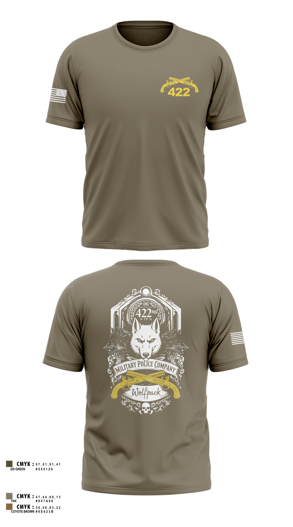 Short Sleeve Performance Shirt, 422nd Military Police Company, Army, Teamtime, Team time, sublimation, custom sports apparel, team uniforms, spirit wear, spiritwear, sports uniforms, custom shirts, team store, custom team store, fundraiser sports, apparel fundraiser